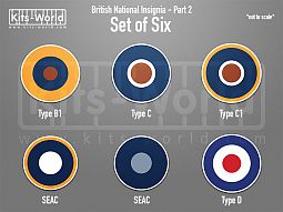 Kitsworld SAV Sticker Set - British National Insignia - Part 2 